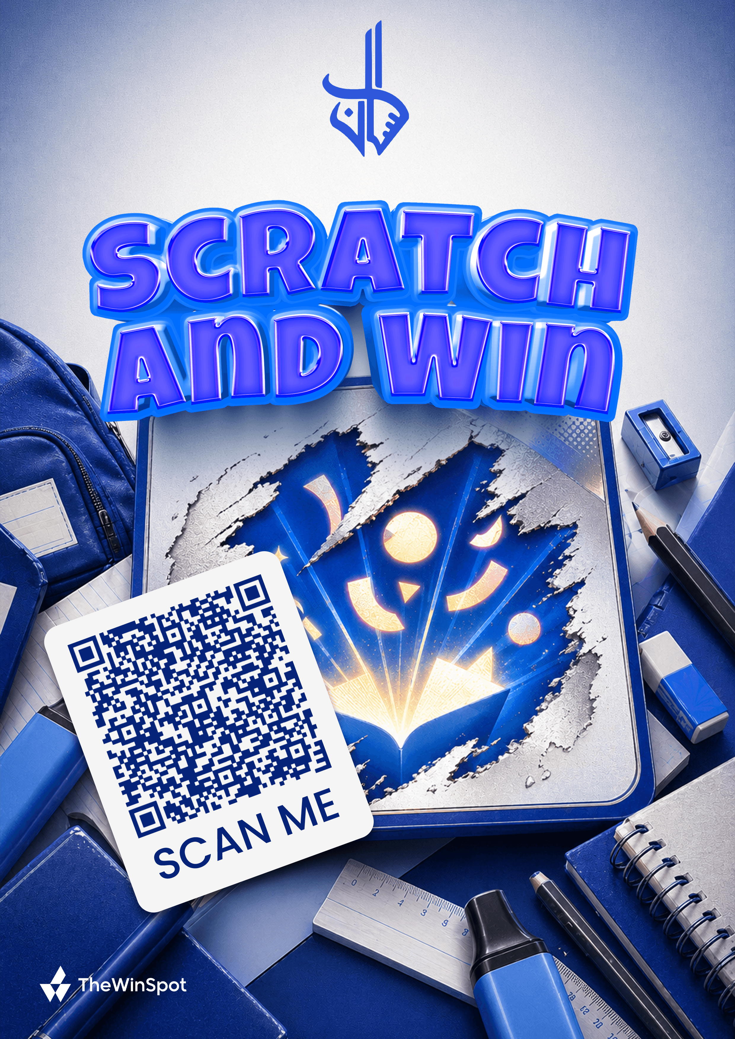 Scratch and Win Flyer Design